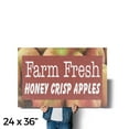 thumbnail image 4 of Farm Fresh Honey Crisp Apples Vinyl Decal 5 Pack of 24 Inch x 36 Inch Weatherproof Heavy-Duty Adhesive Backing | Sweet and Juicy, Locally Grown, Orchard Fresh | Made in USA, 4 of 6