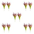 thumbnail image 2 of Injueey Plantas artificiales no tóxicas de 2 piezas Plantas de plástico ecológicas para una apariencia fresca y natural Elegancia roja Type2 NO2, 2 of 6