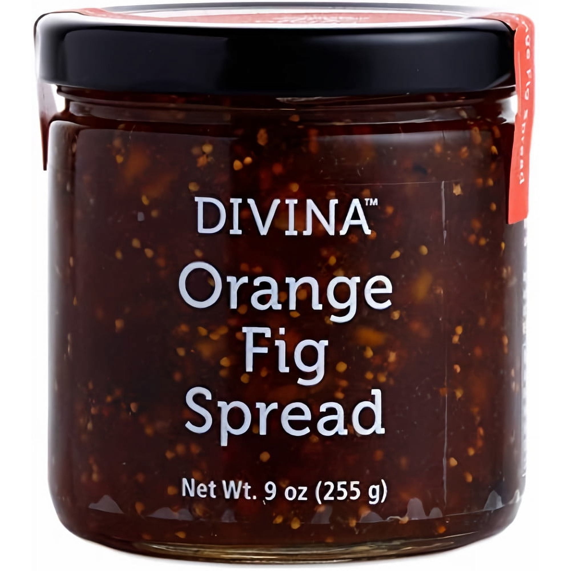 Divina Specialty Spread, Orange Fig, 9 oz. (Pack of 4)
