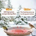 thumbnail image 6 of DIGITEN Birdbath Deicer Bird Bath Heater for Outdoors in Winter Birdbaths Deicer with Thermostatically Controlled Chicken Water Heater 60W Immersion Deicer for Garden Patio Yard and Lawn, 6 of 8