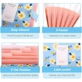 thumbnail image 3 of WarmHaven Expanding File Folders with 8 lables, Floral Printed Accordion Document Folder Organizer US Letter Size, 3 of 16
