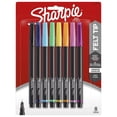 thumbnail image 1 of Sharpie Felt Tip Pens, Fine Point (0.4 mm), Assorted Colours, 8 Count, Smooth Writing for Any Occasion, 1 of 4
