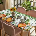 thumbnail image 3 of St. Patrick's Day Table Cloths for 5 Foot Rectangle Tables, Lucky Shamrocks Harp Beer Spring Plants Patio Waterproof Elastic Fitted Tablecloths, Washable Rectangular Table Cover for Camping, 3 of 8