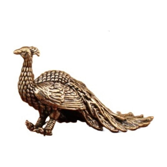 Yihuala Brass Statues Vintage Animal Figurines for Shelves, Tabletop Centerpieces Home Decor Accent