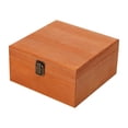 thumbnail image 2 of Contenedor de almacenamiento portátil de forma cuadrada de madera, adorable y práctico. marrón 195x195x10cm, 2 of 9