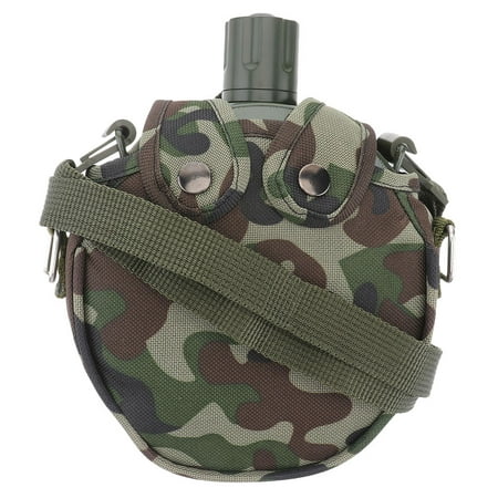 

1 Set Stainless Water Bottle Outdoor Liquor Flask Portable Flask Running Water Container Bottle with Bag