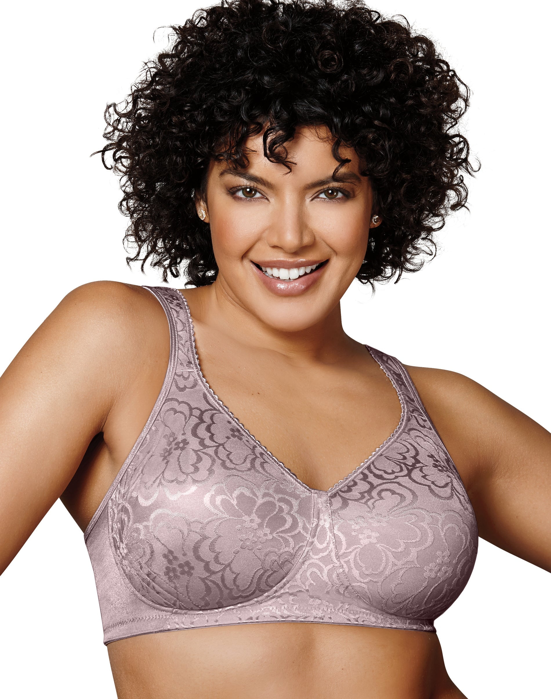 Playtex 18 Hour Ultimate Lift & Support Wireless Bra Mother of Pearl 42C  Women's