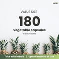 thumbnail image 4 of Herba Bromelain Supplement 600mg – 180 Capsules | 2,400 GDU/g Max Potency | Made in Canada, 4 of 9