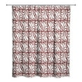 thumbnail image 2 of Creative Products Maroon Foliage 71 x 74 Shower Curtain, 2 of 2