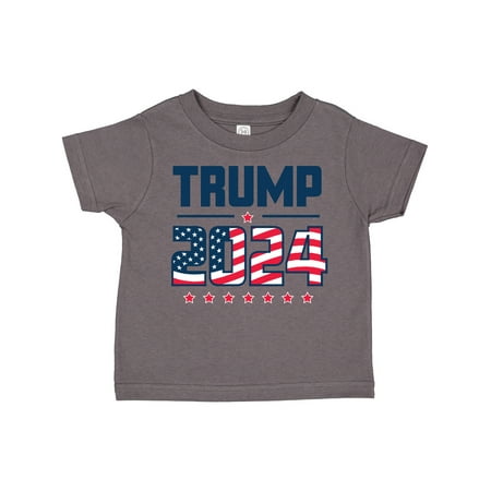 

Inktastic Trump 2024 Election Flag Gift Toddler Boy or Toddler Girl T-Shirt