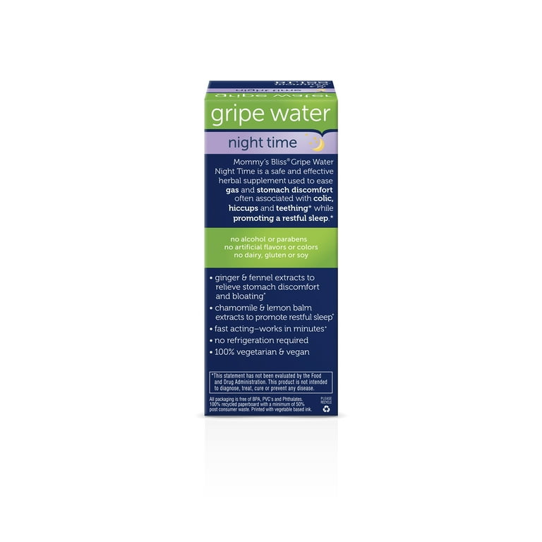 GRIPE WATER (Night Time) 4oz by Mommy's Bliss - BIOVEA USA