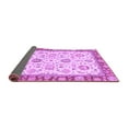 thumbnail image 2 of Ahgly Company Indoor Rectangle Oriental Purple Modern Area Rugs, 7' x 10', 2 of 4