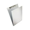 Aluminum Clipboard w/Writing Plate 1/2" Clip Cap, 8 1/2 x 12 Sheets, Silver