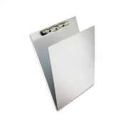 Aluminum Clipboard w/Writing Plate 1/2" Clip Cap, 8 1/2 x 12 Sheets, Silver