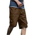 thumbnail image 2 of lkfuzj Men's Summer Cotton Multi-Pocket Outdoor Sports Leisure Work Pants Functional Buttons/Zipper Pockets for Hiking Camping Daily Wear, 2 of 6