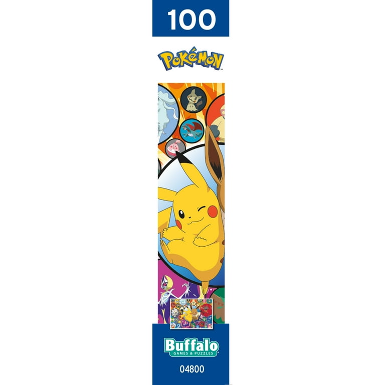 Buffalo Games Pokemon Puzzle Pikachu 100 Piece Jigsaw Puzzle 15x11