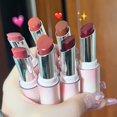 DDWD New Product Condensed Extract Mirror Water Gloss Lipstick Moisturizing White Lip Glaze Wood