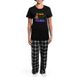 thumbnail image 4 of CafePress - Rocks Spectrum Autism Women's Dark Pajamas - Women's Short Sleeve Print T-Shirt and Pants Dark Cotton Pajama Set, 4 of 7