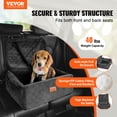 thumbnail image 2 of VEVOR Dog Booster Car Seat Pet Car Seat for Small Medium Dog up to 40 lbs Black, 2 of 9