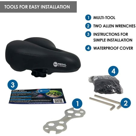 Bike Seat Most Comfortable Bicycle For Women Comfort Stationary Cushion Spin Road Or Mountain Saddle Water And Dust Resistant Cover Black Canada - Exercise Bike Seat Cover Uk Bike Seat Most Comfortable Bicycle For Women Comfort Stationary Cushion Spin Road Or Mountain Saddle Water And Dust Resistant Cover Black Canada - Exercise Bike Seat Cover Uk
