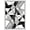 Gray, Pattern 3, variant on ODIKA 3'x5' Washable Area Rug Non-Slip, Flatweave, Easy Care Geometric Monochrome Intersecting Shapes Minimalist Border Grey for Hallway, Laundry Room