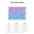 thumbnail image 5 of Uemuo Multicolor Glitter Printed Throw Blanket for Couch, Fluffy Fuzzy Blankets for Bed, Sofa, Cozy Flannel Faux Fur Blanket-50"x40", 5 of 6