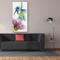 thumbnail image 3 of Epic Graffiti 'Lilac and Blue' by Dawn Derman, Giclee Canvas Wall Art, 30"x60", 3 of 8