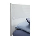 thumbnail image 5 of Alpine Furniture Tranquility California King Wood Panel Bed in White, 5 of 6