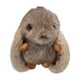 thumbnail image 1 of Llavero de conejito de peluche, fácil de llevar, suave, accesorio de regalo ideal para mujeres. Gris, 1 of 9