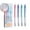A, variant on Dvruxg 0.5mm Erasable Pen Refills – 40ml Heat-Erasable Gel Ink Refills in Crystal – Comfort Grip, Hot Erase Technology – Set of 4 Pens