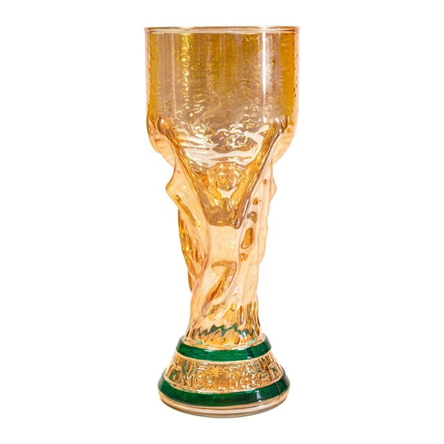 (Ion Plating Color) World Cup Beer Mug Hercules Cup High Borosilicate Glass Bar Cup