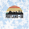 thumbnail image 4 of Inktastic Portland Oregon Skyline Retro Sunset Boys or Girls Baby Bodysuit, 4 of 5