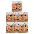 thumbnail image 3 of Bearachild 6 unids/set ramo de flores artificiales elegante para decoración de boda flores de seda artificiales de bajo mantenimiento camafeo Type2 NO2, 3 of 6