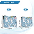 thumbnail image 4 of FORMRS 13"-13.3" Laptop Sleeve Protective Case Soft Carrying Quilted Computer Bag Cover, Cartoon Easter Bunnies, 4 of 7