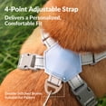 thumbnail image 5 of Exclusivo Mezcla Comfort Control Dog Harness with Leash and Poop Bags, No Pull X-Frame Adjustable Pet Harness for Small and Medium Dogs, Blue, M, 5 of 7