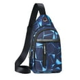 thumbnail image 4 of Small Sling Crossbody Backpack Shoulder Bag for Men Women Lightweigh Back Pack Sling Bag Backpack for Hiking Walking Travel Blue, 4 of 4
