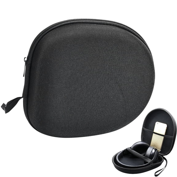 Universal Hard Headphones Storage Bag, 7.4 x 7.8 in Head Mounted Large EVA Earphone Bag,Headphone Carrying Case