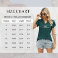 thumbnail image 3 of TEMOFON Womens Summer Tops Casual V Neck Tee Shirts Petal Sleeve Fashion Loose Blouses for Women Clothes Short Sleeve Shirts Dressy Tunic Tops, 3 of 7