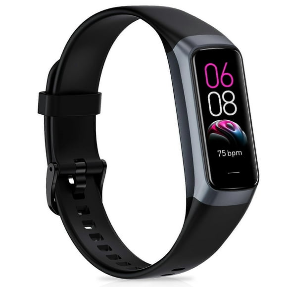 Fitness Tracker Smart Watch, Activity Tracker with 1.1" AMOLED Touch Color Screen, Waterproof Step Tracker for Android iPhones -GSL