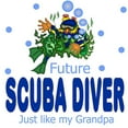 thumbnail image 2 of CafePress - Future Scuba Diver Like Grandpa Infant Bodysuit - Baby Light Bodysuit, Size Newborn - 24 Months, 2 of 4