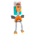 thumbnail image 4 of Bow Wow Pet ASPCA Funky Burlap Squeaky Chicken Dog Toy, 4 of 4