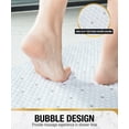 thumbnail image 3 of HITSLAM Bath Mat for Tub Non Slip,Oval Bath Mats with Suction Cups and Drain Holes, Machine Washable Shower Mat for Bathroom,27"x15" White, 3 of 8