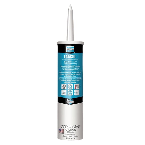 LATICRETE Latasil High Performance Silicone Sealant, Silver Shadow #88
