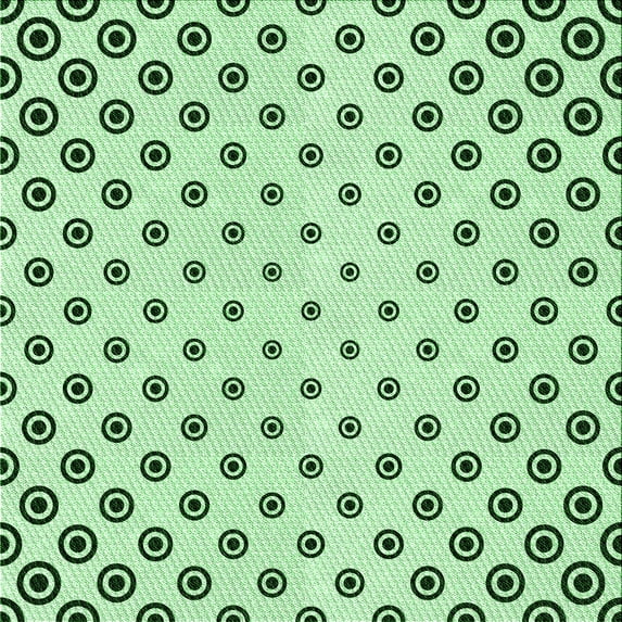 Ahgly Company Indoor Square Patterned Mint Green Area Rugs, 7' Square