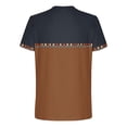 thumbnail image 4 of Wancir Western T Shirts for Men Short Sleeve Vintage Western Aztec Shirts Retro Deer Reindeer Graphic Tee, 4 of 5