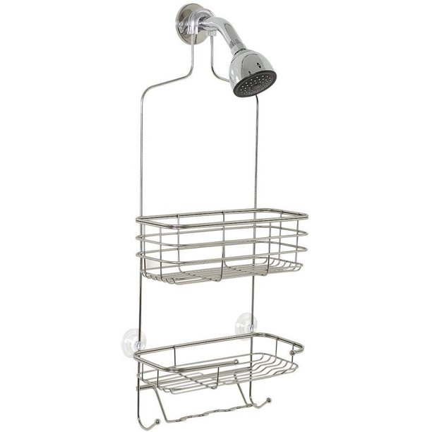 Zenna Home Over the Shower Caddy, Stainless Steel
