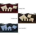 thumbnail image 3 of LCM Home Fashions, Inc. Microfiber Reversible Throw Pillows (Set of 3) Blue, 3 of 3
