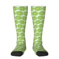 thumbnail image 1 of Easygdp Chaussettes de Sport à Imprimés de Tranches de Citron Vert Chaussettes de Compression pour Hommes et Femmes, 1 of 6