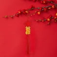 thumbnail image 6 of Pompotops 4-piece Set Of 2024 Chinese New Year Decorations Dragon Red Hanging Tassels Feng Shui Ornaments Chinese Knot Decoration To Attract Good Luck Wealth Chinese Knot, 6 of 7
