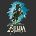 thumbnail image 2 of Mens Nintendo Legend of Zelda Breath of the Wild Link Epona Lightweight Hoodie, 2 of 4